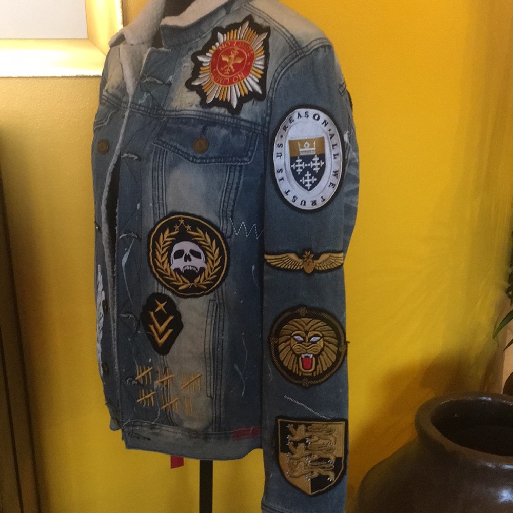 Reason Denim Patch Jacket - image 6